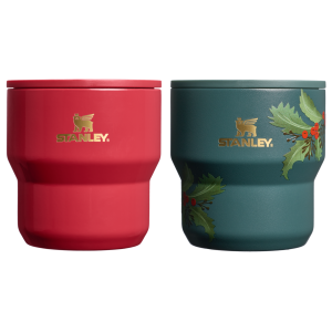 The Cheers u0026 Cheer Stay-Hot Stacking Cup 2-Piece Set